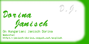 dorina janisch business card